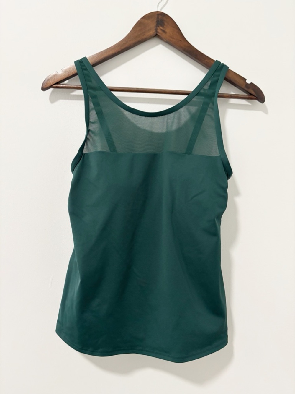 Lands' End Smoothing Control Mesh High Neck Tankini Womens Size 8 Swimsuit Top